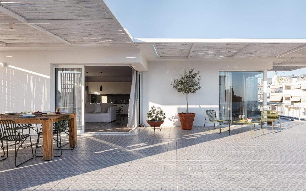 Sea View Beach Penthouse - Athens Coast Exterior photo